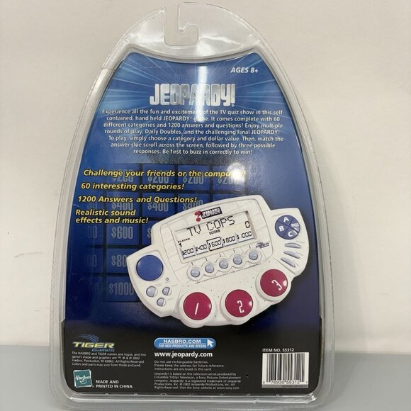 Vintage Y2K Tiger Games Jeopardy Handheld Electronic Quiz Show Hasbro New - Picture 6 of 7